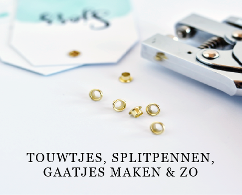 Touw - gaatjes - splitpen